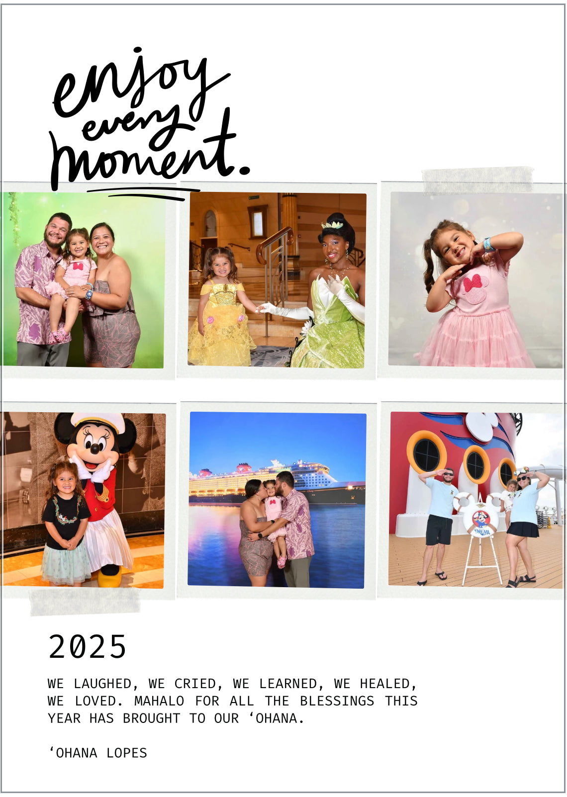 Enjoy Every Moment (Color)