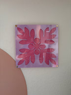Purple on Pink Kuiki Wall Art (PREORDER)