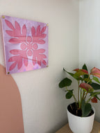 Purple on Pink Kuiki Wall Art (PREORDER)