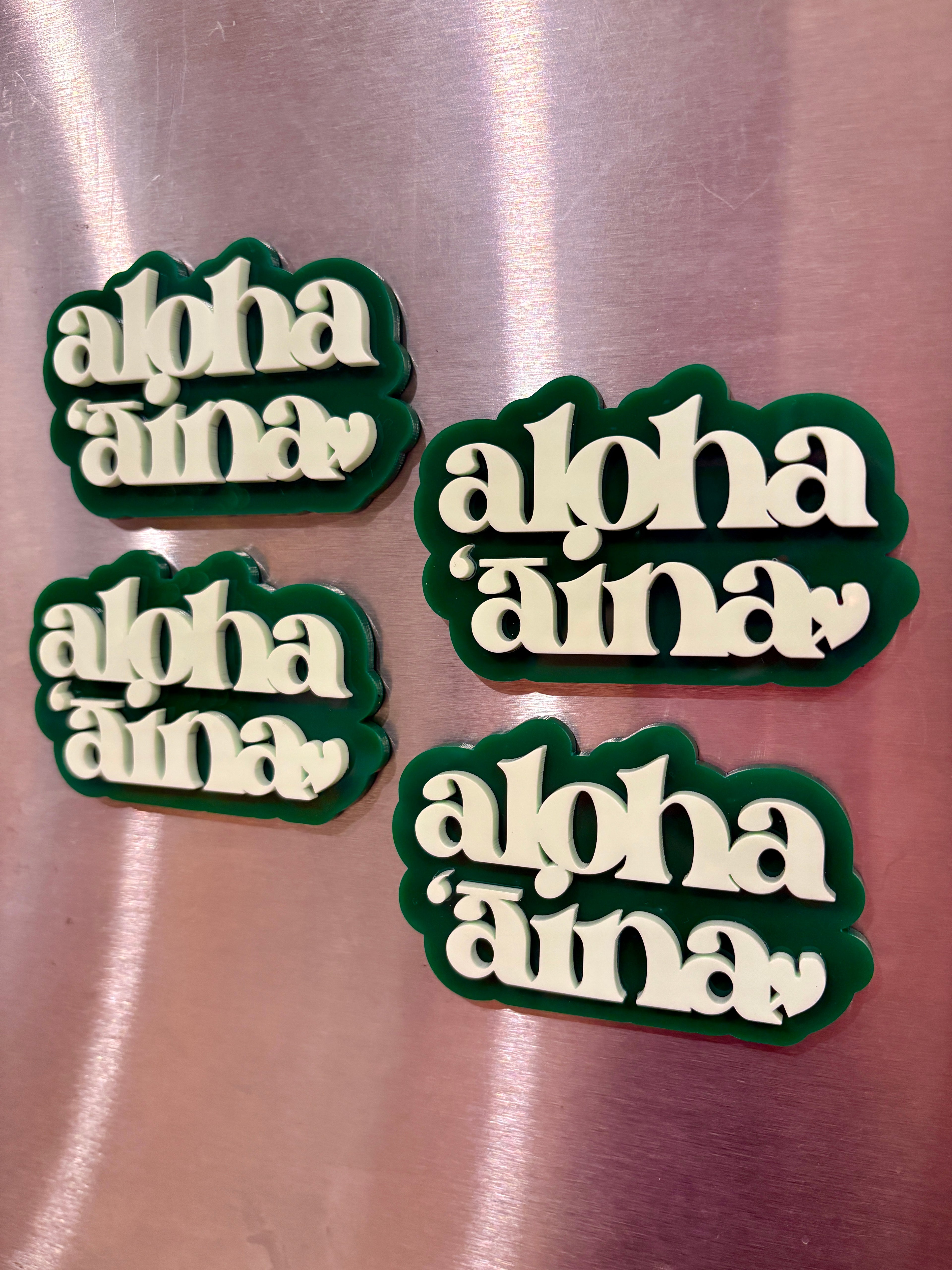 Green Aloha ‘Āina Magnet