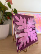 Purple Tonal Kuiki Wall Art (PREORDER)