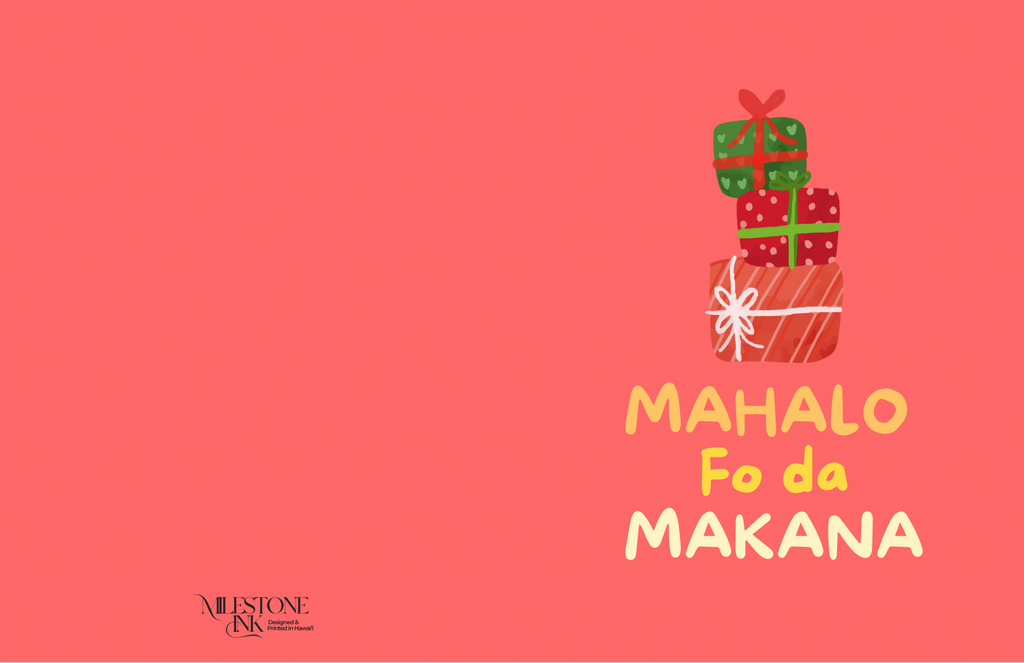 Mahalo Makana Notecard