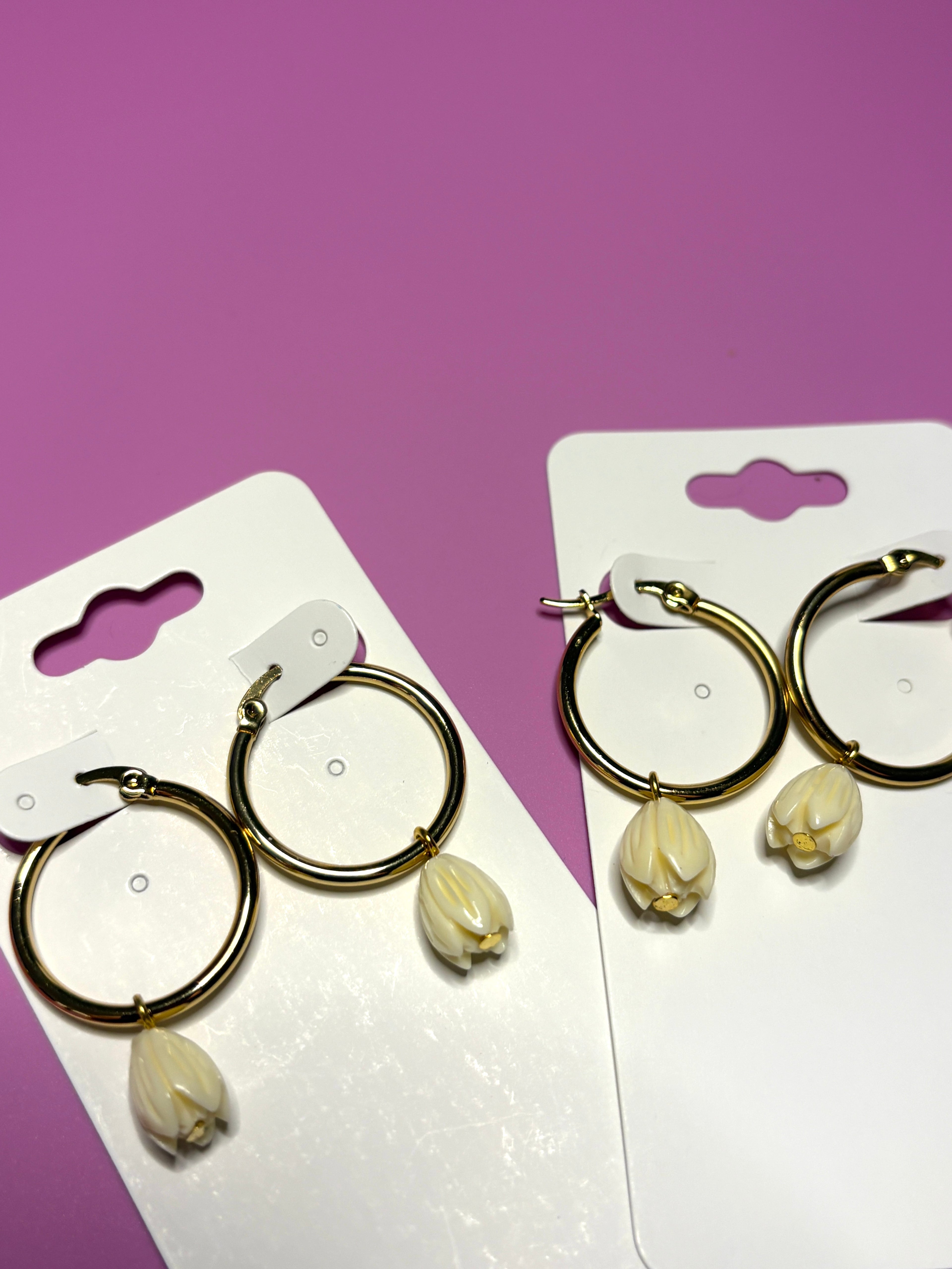 Hawaiian Flower Earrings ハワイアンフラワーピアス